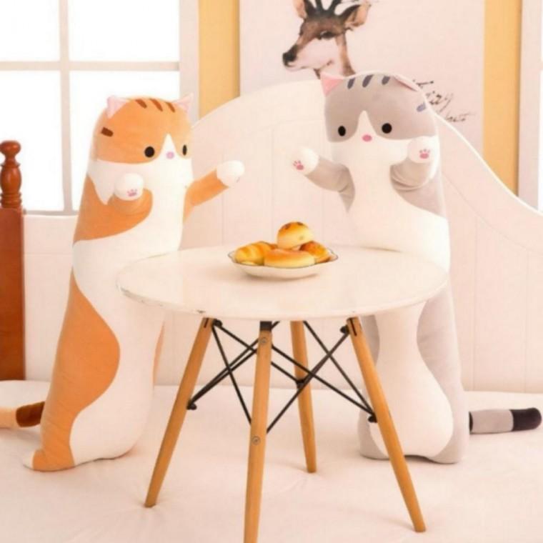 대형 고양이 바디필로우 모찌 찰떡 롱쿠션