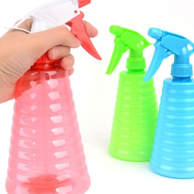 압축분무기 500ml 컬러 스프레이 분사기 플라스틱 분무 청소 미세 물주기 원예 화분