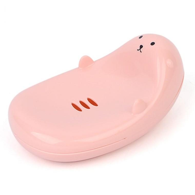 비누케이스 수달 디자인 비누받침 캐릭터 배수 실리콘 욕실 귀여운