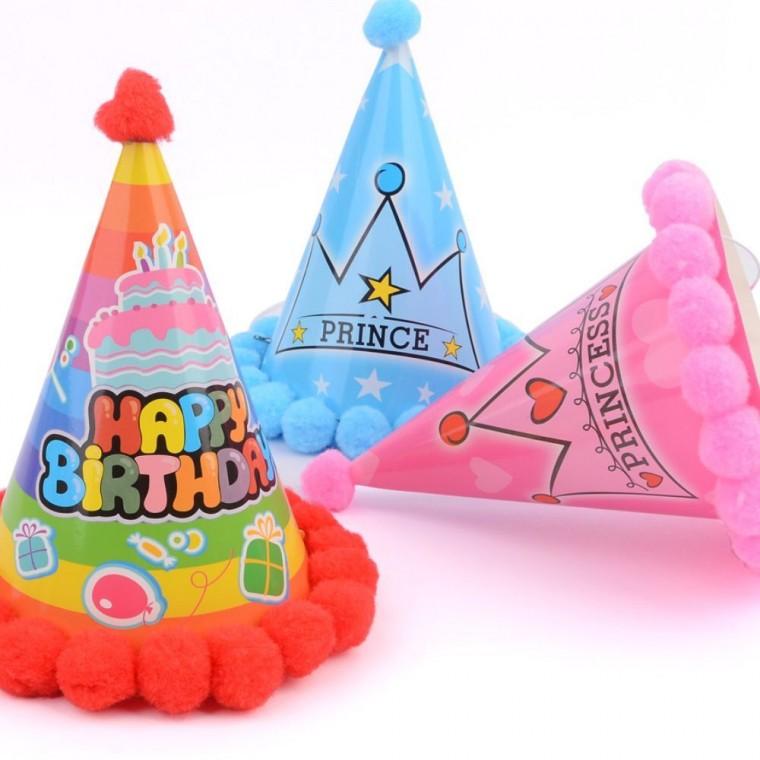 파티 고깔 뾰족 장식 축하 어린이 컬러 행사 이벤트 생일 모자 꼬깔모자