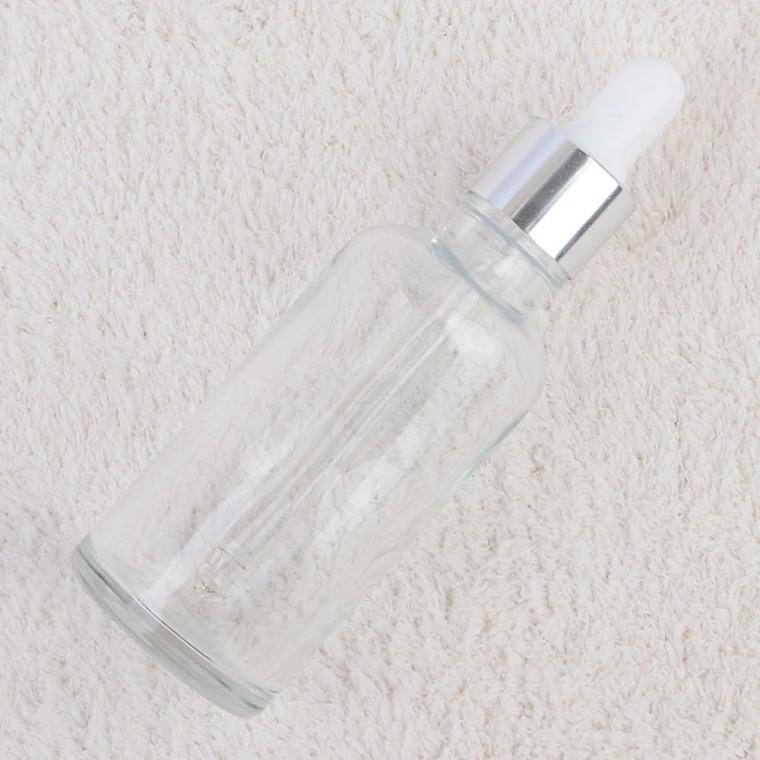 공병 스포이드 유리병 50ml 리필 세럼 화장수 휴대용 여행 투명 소분