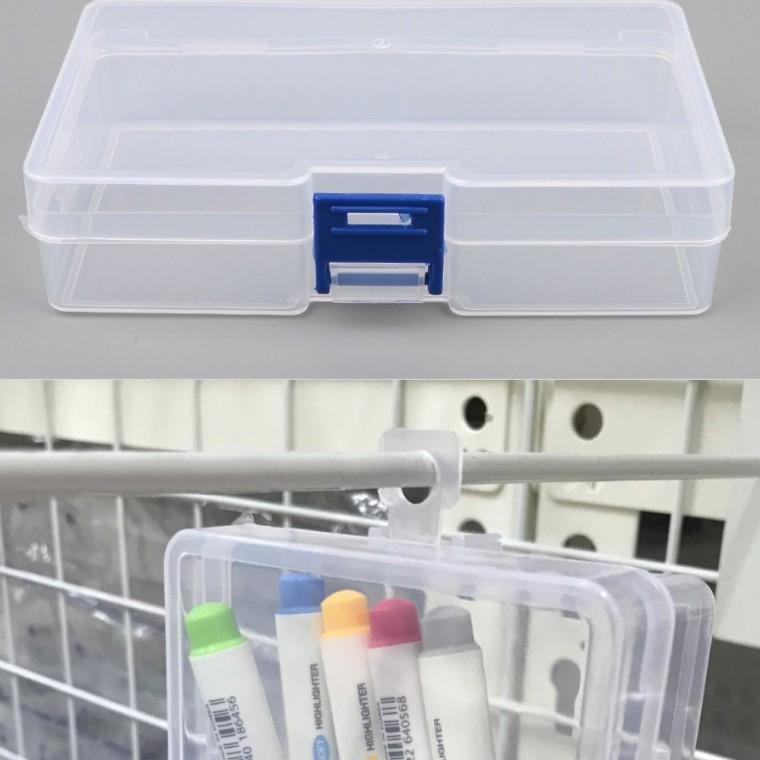 칸막이함 비즈 구슬 부자재 DIY 클리어 정리 사각 악세사리 반투명 악세서리보관함