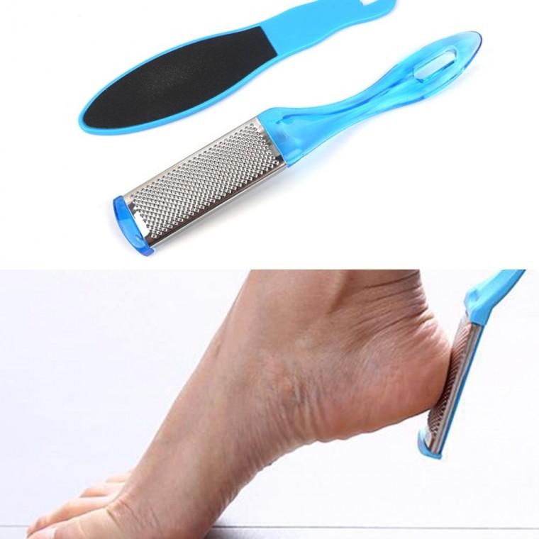 2P 발뒤꿈치 각질제거 굳은살 양면 발바닥 돌 정리 풋케어 줄 뒷꿈치