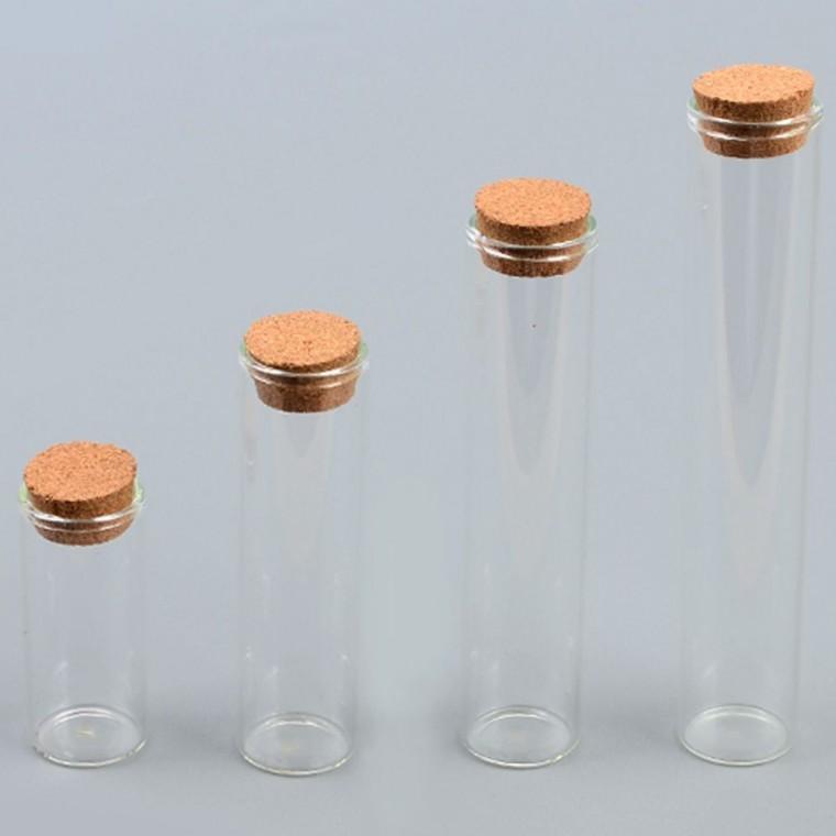 코르크 마개 일자형 데코 소품 유리통 공병 인테리어 보관 빈티지 장식 시약병