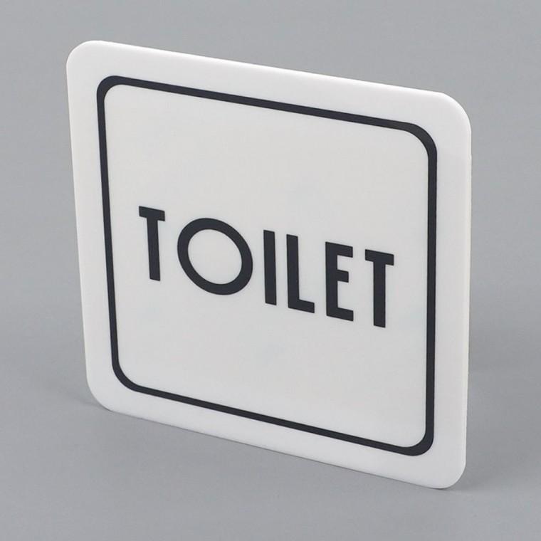 화장실 TOILET 안내판 도어사인 매장 표시 업소 팻말 아크릴 사각 문패 인테리어소품