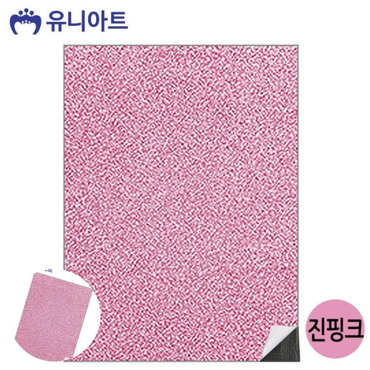 펠트재료 하드펠트지 머리핀재료 악세사리부자재 리본공예재료 반짝이 접착식 펠트지 진핑크