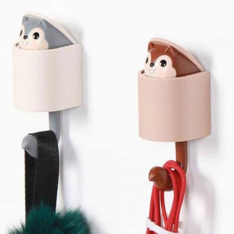 부착식 귀여운 후크걸이 강력 고리