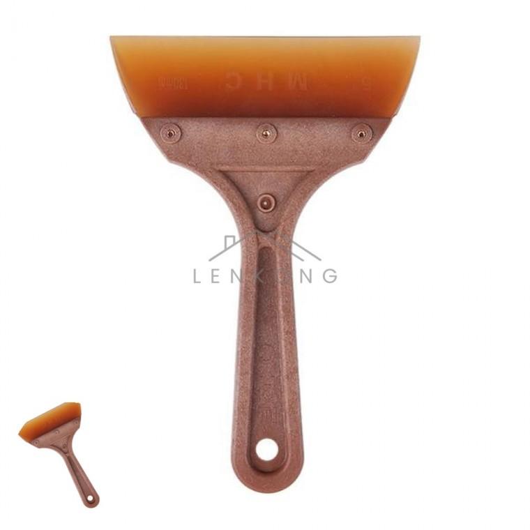 고무헤라 우레탄 밤색 130mm 실리콘헤라 도배헤라 시트지헤라 핸디코트헤라 에폭시빠데