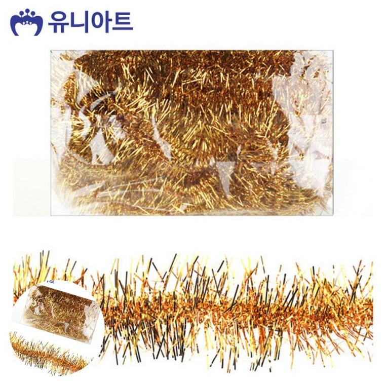 칼라철사모루 공예만들기 공예철사 반짝이모루 크리스마스장식 홍콩 모루 5개입 금색