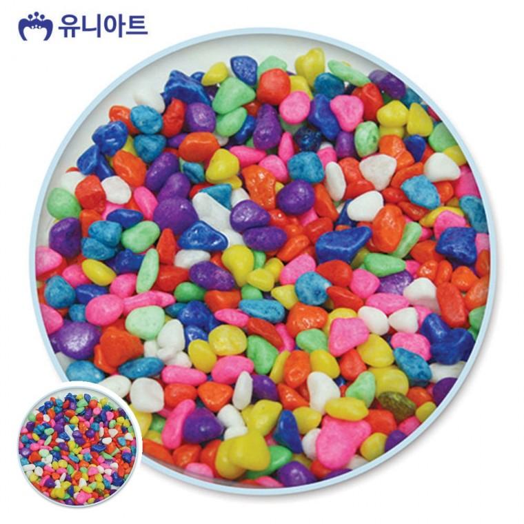 색깔자갈 인테리어돌 작은돌 컬러자갈돌 화분용돌 3000통 칼라자갈