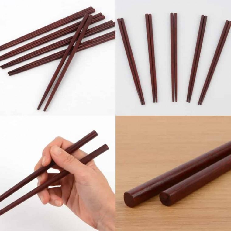 젓가락 5벌 옻칠 옻칠식기 일본나무젓가락