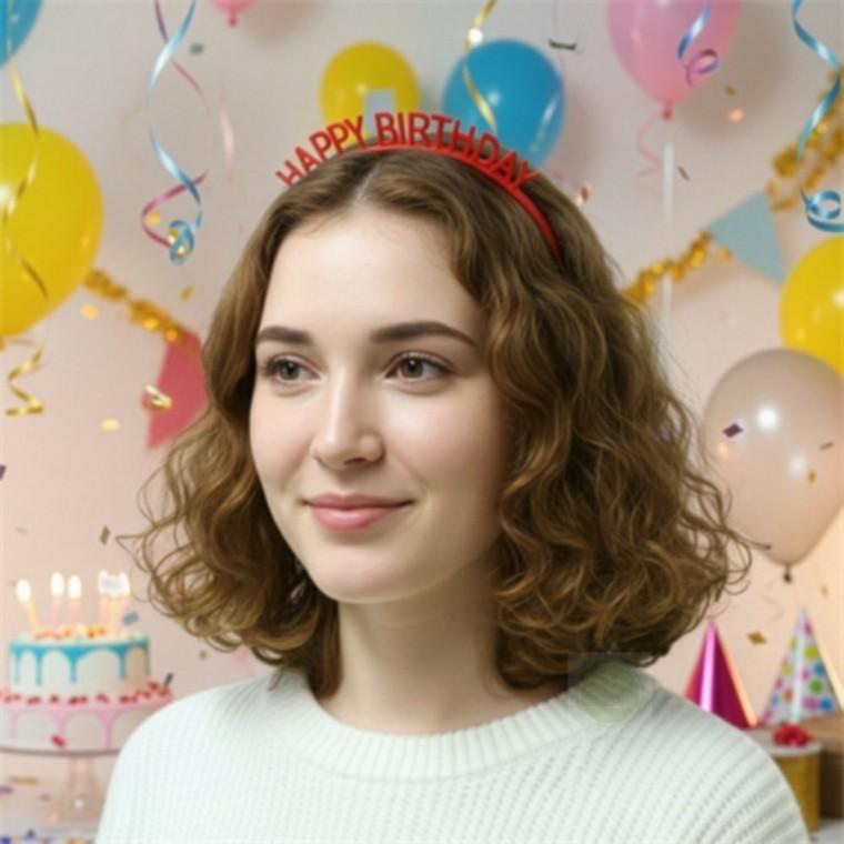 해피버스데이 홈파티 머리띠 생일머리띠어른용 파티머리띠어른용