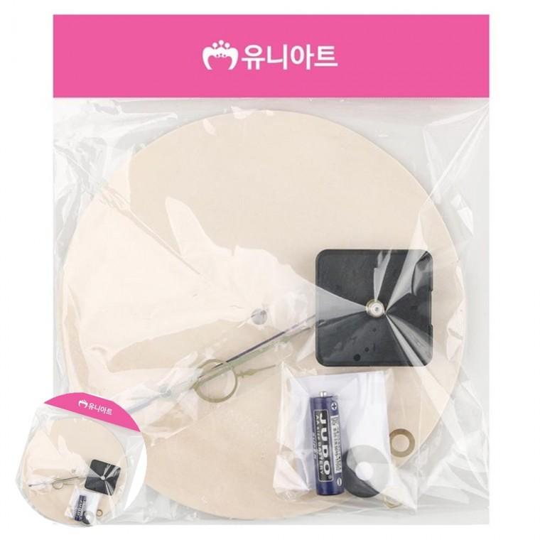 시계만들기판 무브먼트 나무시계판 시계재료무브먼트 벽시계재료판 시계재료 시계 완성품세트 원형