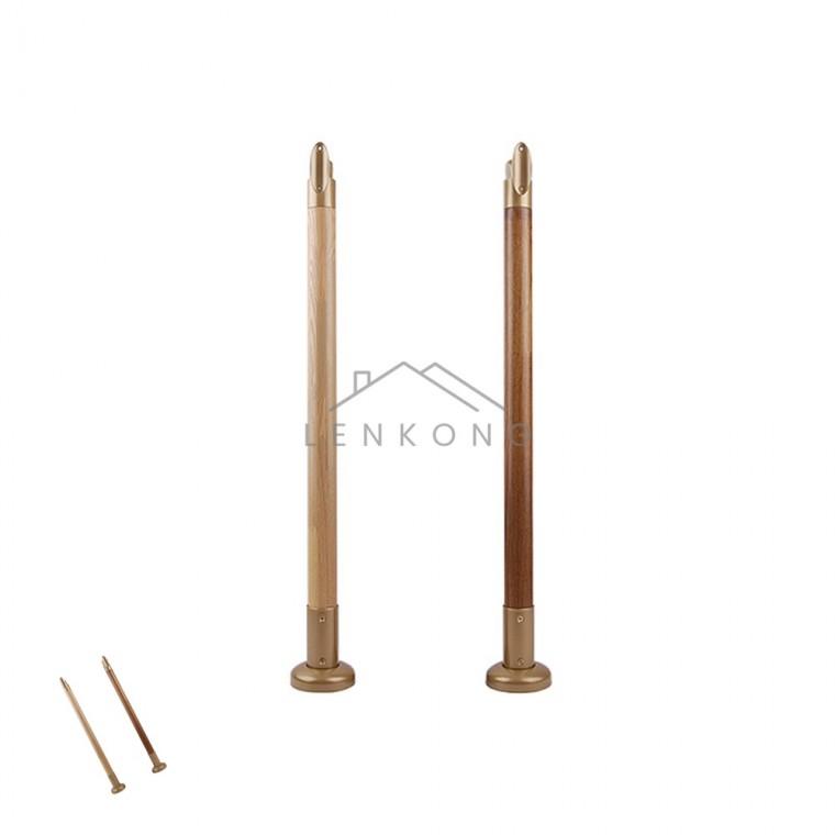 나무핸드레일기둥 850mm 벽부형핸드레일 계단난간손잡이 원목계단 계단핸드레일 나무봉