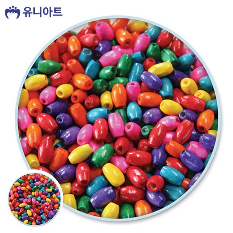 팔찌구슬 목걸이구슬 나무비즈팔찌재료 목걸이비즈 우드구슬 모양비즈 1번 나무비즈 타원 소