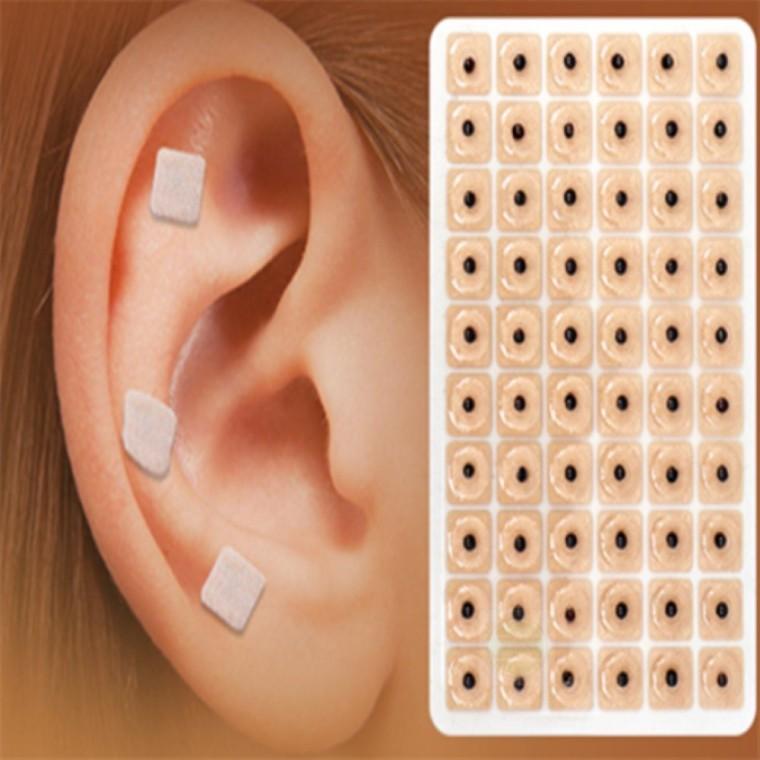 귀 혈자리 지압 패치 60p 발바닥지압점 혈자리편식패치