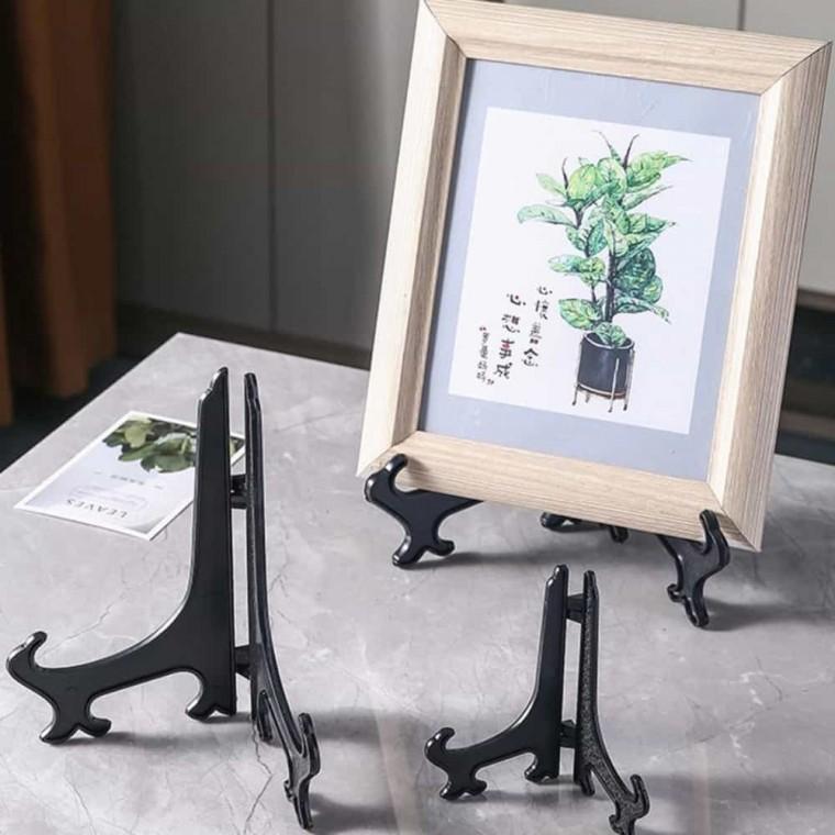 접시 받침대 투명 액자거치대 장식장접시받침대 접시거치대