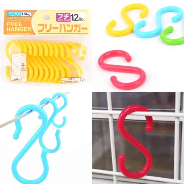S자고리 플라스틱 주방S고리 에스고리