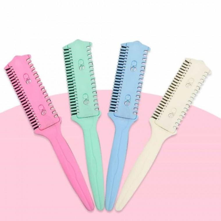 상한 머리 앞머리 앞머리자르기 셀프헤어컷 컷트빗