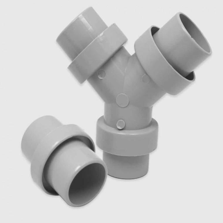 씽크호스 연결 30mm 싱크대배수호스y연결 pvc배관연결부속 싱크대호스연결구 30mm