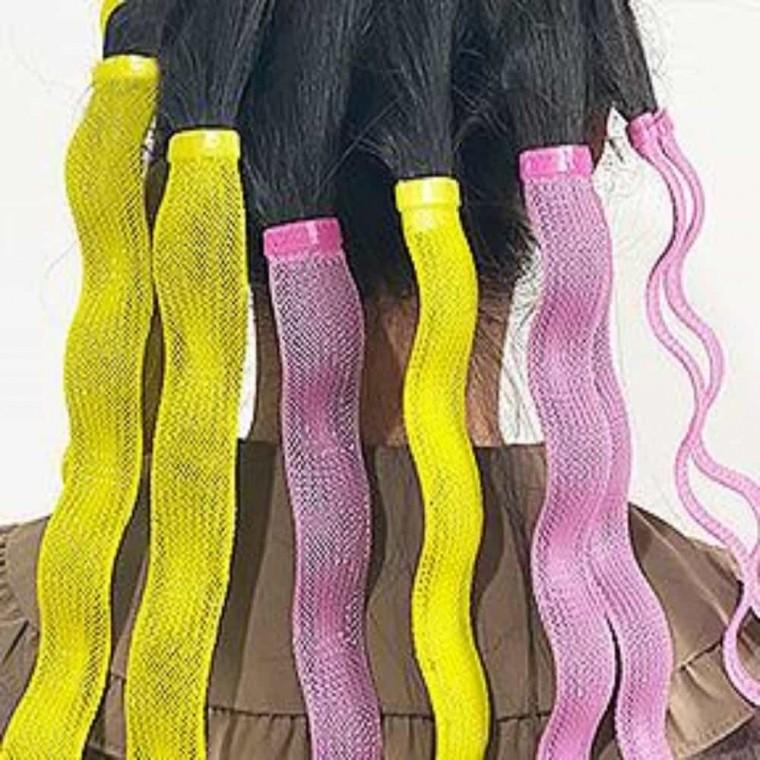 웨이브 그루프 물결웨이브집게핀 긴머리물결펌롯드 물결펌구르프