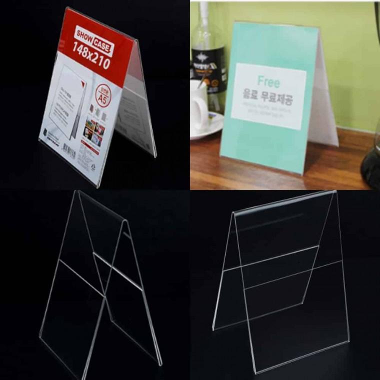 양면 쇼케이스 A5 B5 매장가격표 전시홍보