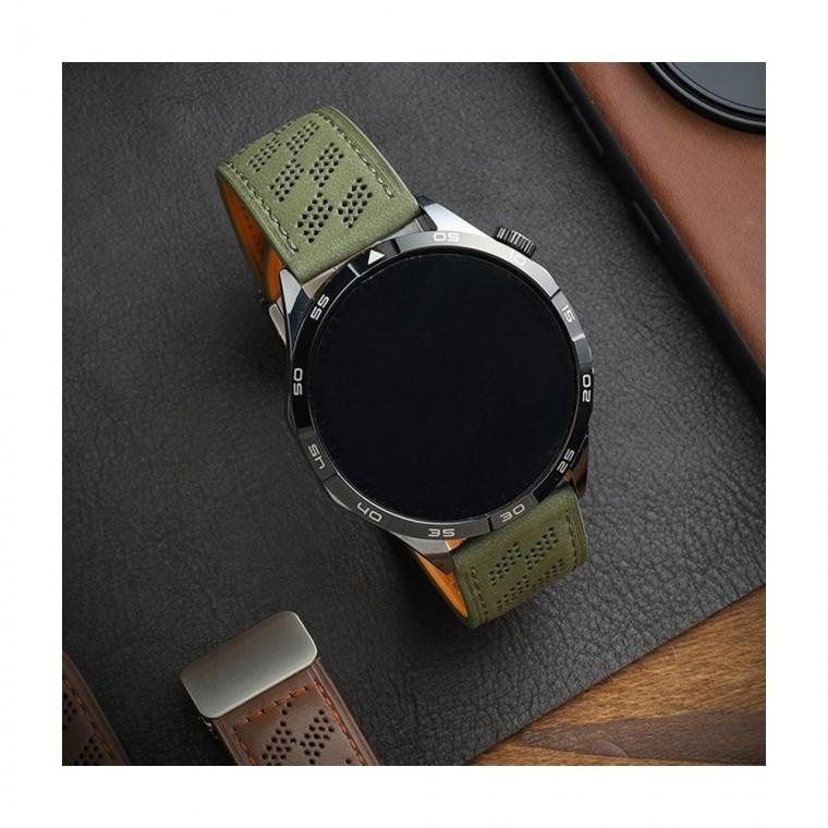 루미나D 45mm 갤럭시워치5프로 마그네틱 버클 가죽밴드 스트랩