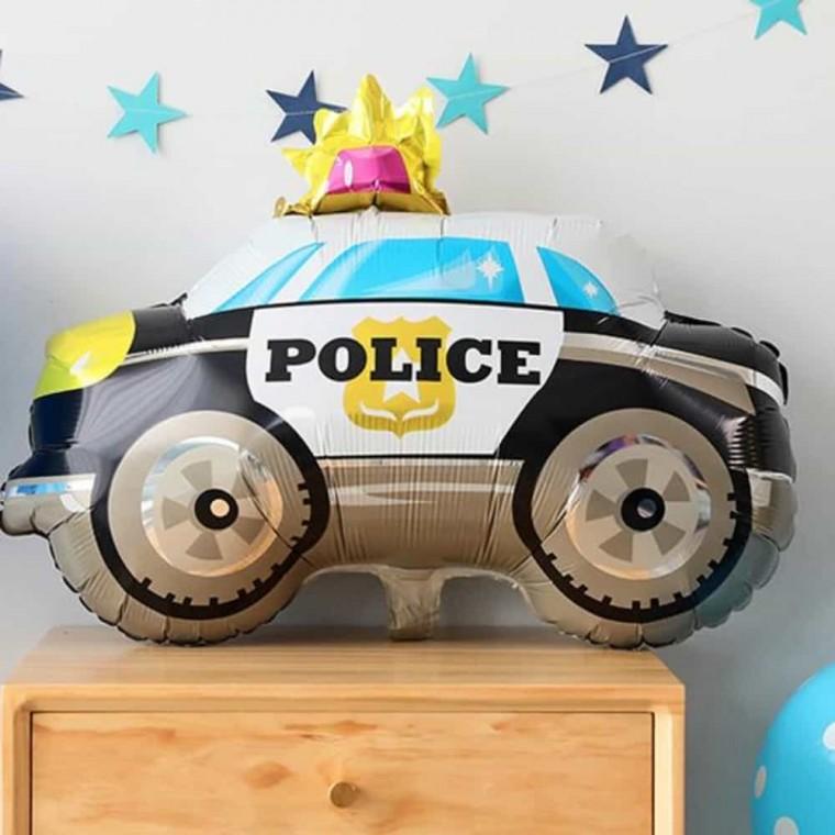 경찰차 헬륨 풍선 남아생일풍선 생일풍선장식 돌풍선