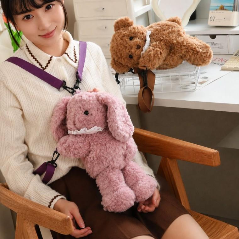 놀이공원 소풍 인싸템 캐릭터 미니 가방 귀여운 동물 인형 백팩