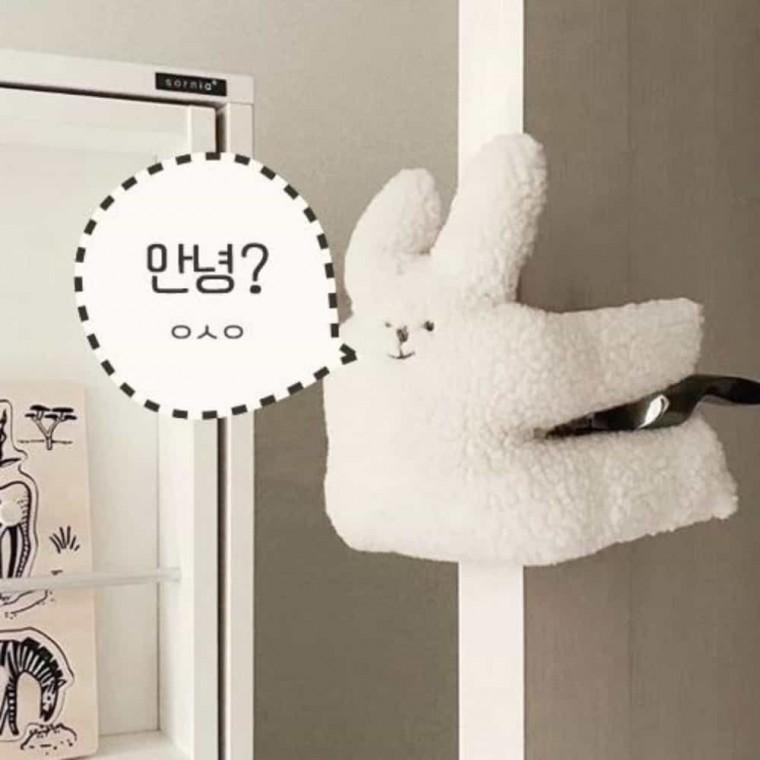모서리 토끼 곰 무타공도어스토퍼 캐릭터도어스토퍼 도어쿠션