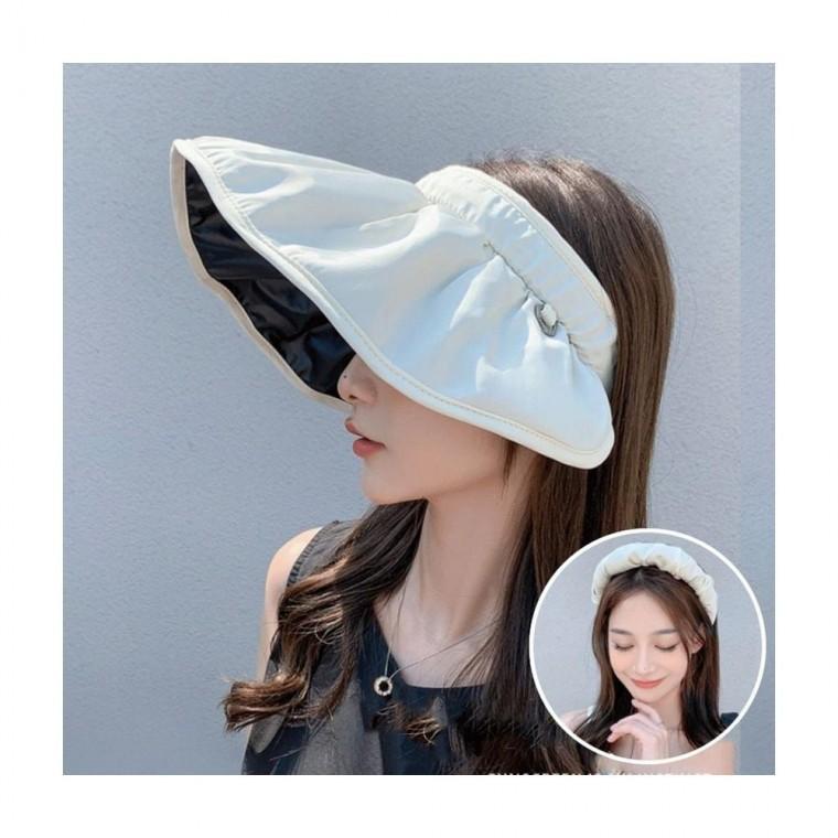 루미나D 모자 여성 암막 돌돌이 롤업 선캡 벙거지 창 여름 패션소품 데일리 코디용 외출용