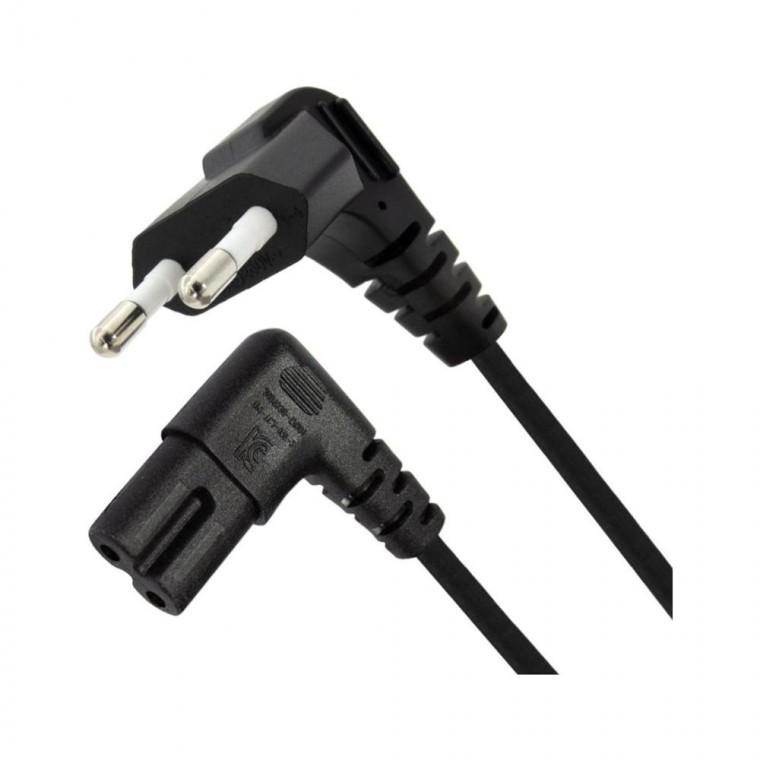 루미나D 어댑터 2구 1.5m 220v 블랙 플러그 8자 전기 코드 꺾임 노트북 아답터