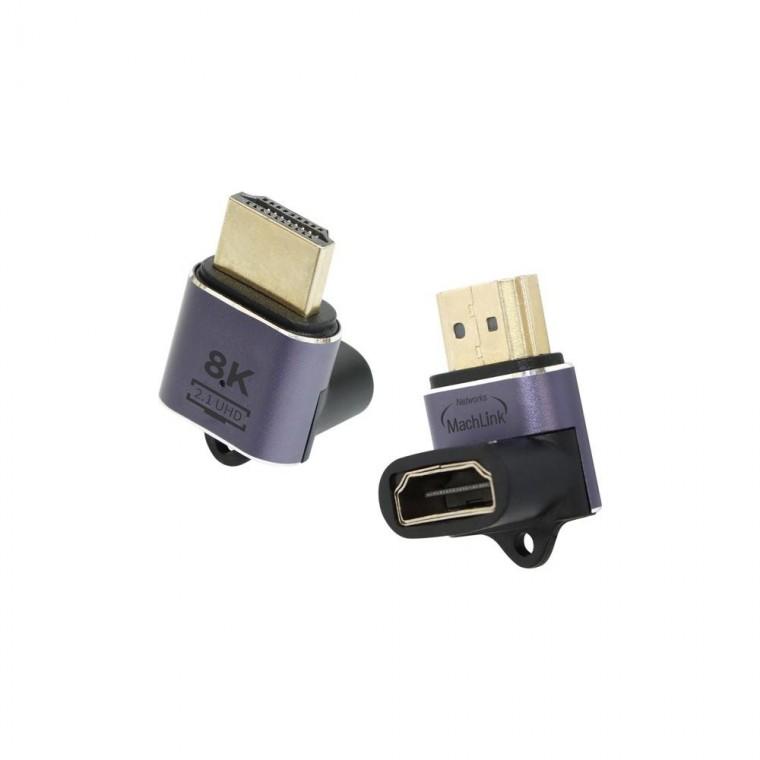 루미나D 젠더 3d 8k hdmi m f 하향 꺽임 uhd 초고화질 복제 확장 pc