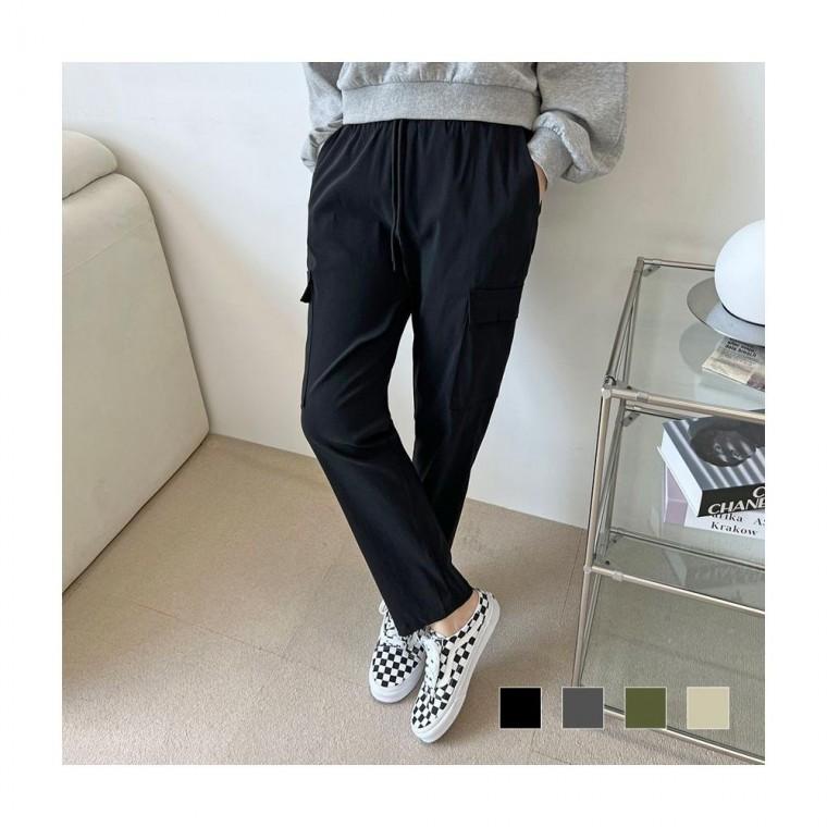 루미나D 바지 sd-220986 여자 스판 일자 일상 외출 코디용 데일리웨어