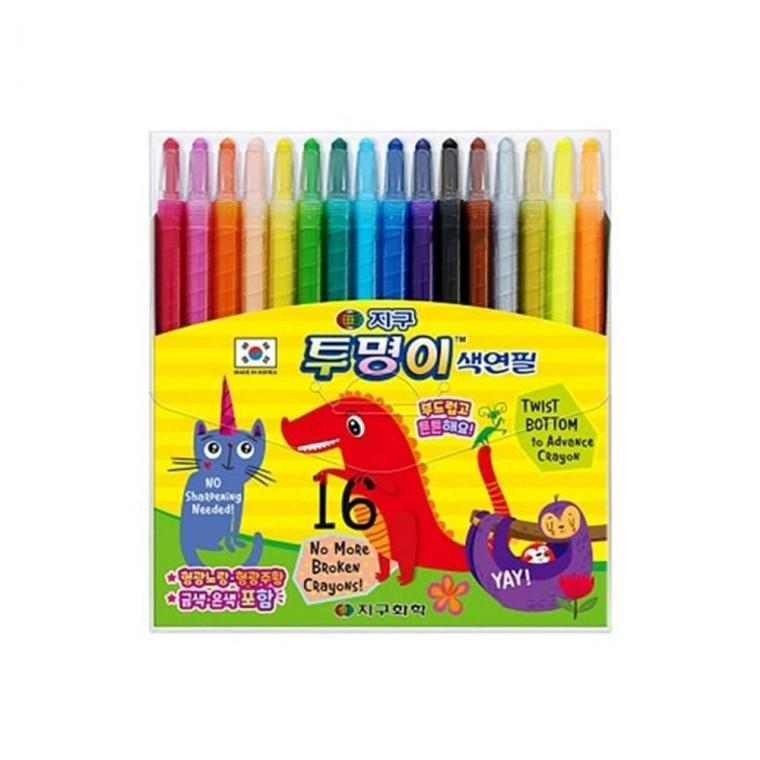 루미나D 색연필 16색 투명이 노트정리 학습 사무실 문구용품 사무용