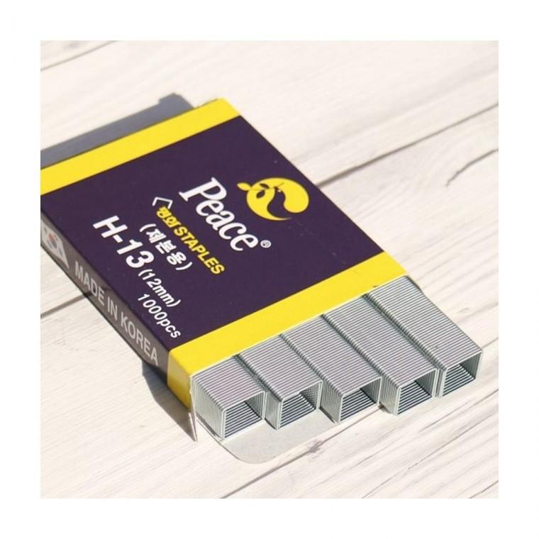 루미나D 제본침 h13호 12mm 1000pcs 1갑 노트정리 학습 사무실 문구용품