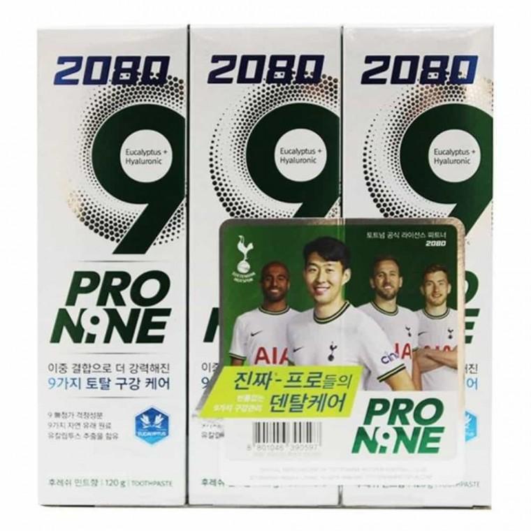 2080 후레쉬 민트향 120g 3입 민트향치약 시원한치약 민트치약