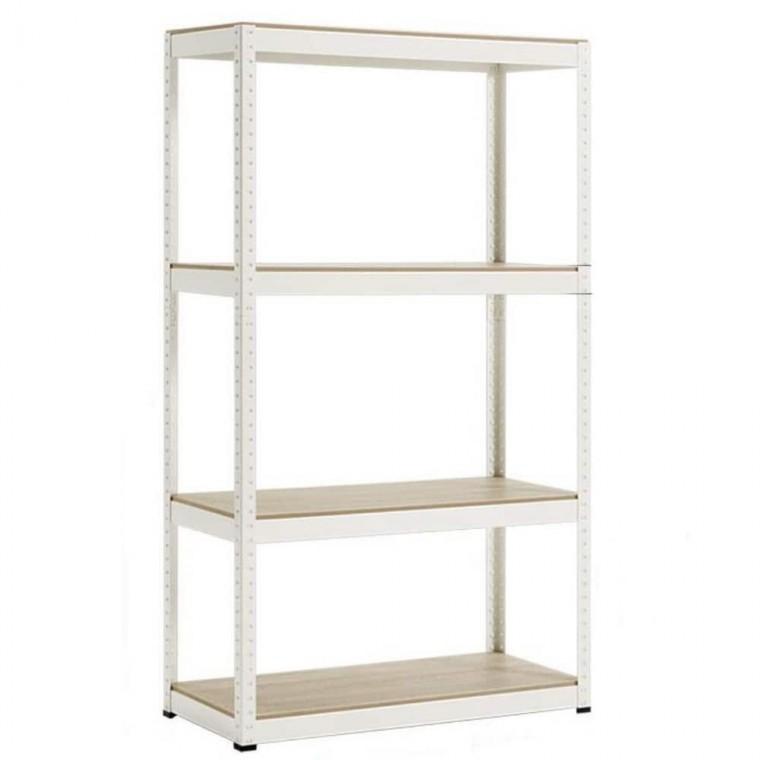 4단 무볼트 앵글 80cm 철재선반 다용도선반 베란다수납장 베란다정리대 정리선반