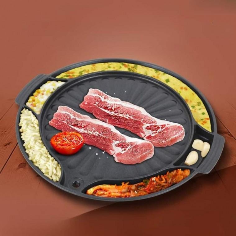 계란찜 원형구이판 그리들팬 소고기불판 삼겹살팬 무쇠주물팬 고기집불판