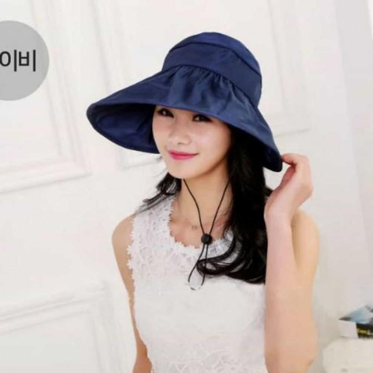 돌돌이 선캡모자 여성챙모자 썬캡