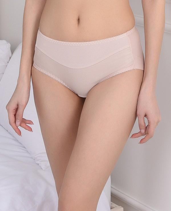 엠다인A 부분망사원단 햄팬티 삼각팬티 여성면팬티