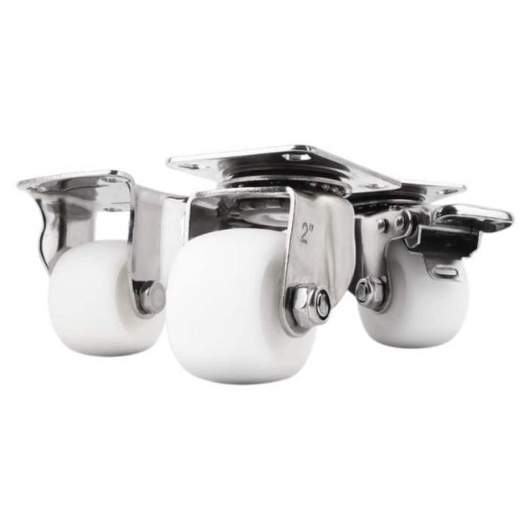 경량 50mm 캐스터바퀴 밀차바퀴 핸드카바퀴 구르마바퀴 접이식손수레 핸드카트