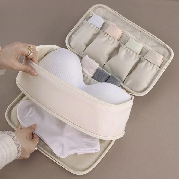 여행용 속옷 정리함 3단 언더웨어 파우치