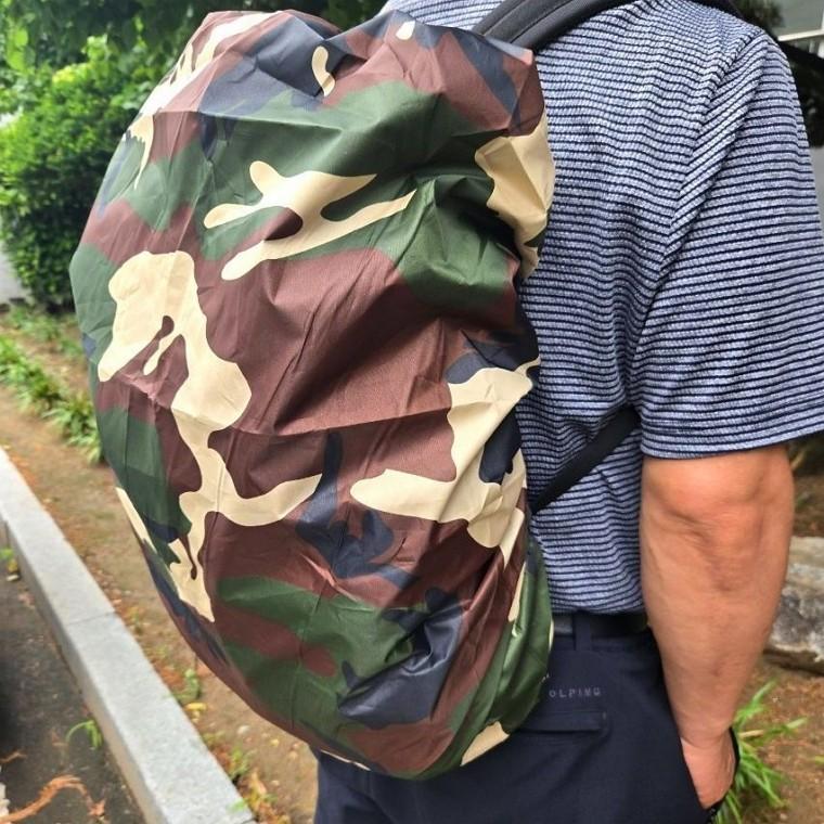 밀리터리 대형 배낭 방수커버 40L 50L 등산 백팩 레인커버 가방 덮개