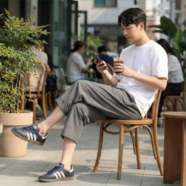 남자 러닝 산책 배달 쿨링 7부 아이스 반바지