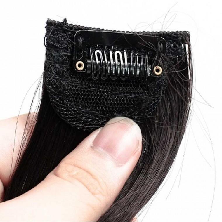 여성 똑딱핀 가발 머리볼륨살리기 셀프붙임머리 헤어뽕