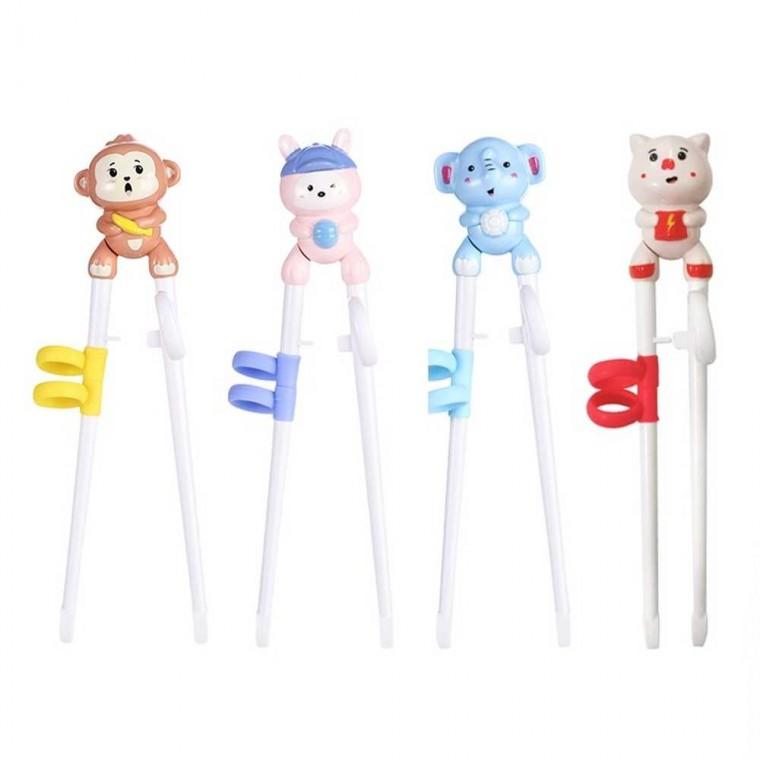 어린이 젓가락 연습기 캐릭터젓가락 젓가락보조기 미끄럼방지젓가락