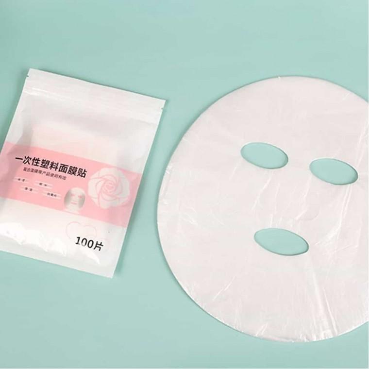 비닐 마스크팩 100매 일회용비닐팩 홈케어 얼굴마스크팩