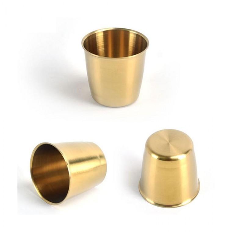 루미나D 소주잔 4.8x4.5cm 8호 50ml 티타늄 주방 음료 보관
