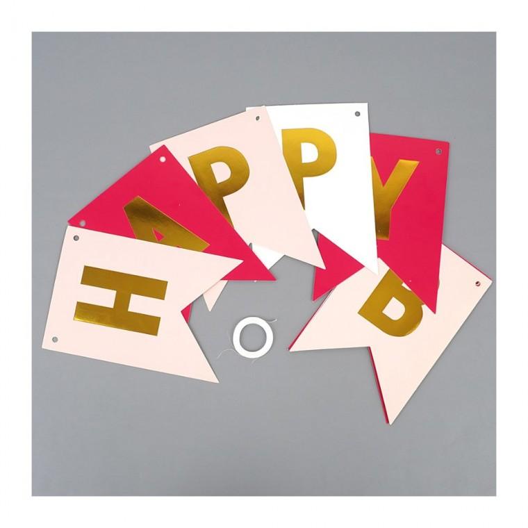 APPY BIRTDAY 깃발 가랜드 생일 인테리어 파티 이벤트 장식 홈파티 축하